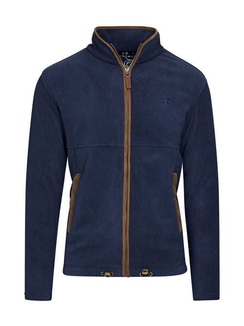 Classic Fleece Zip Through Jacket - Navy