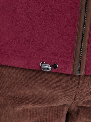 Fleece Gilet - Burgundy