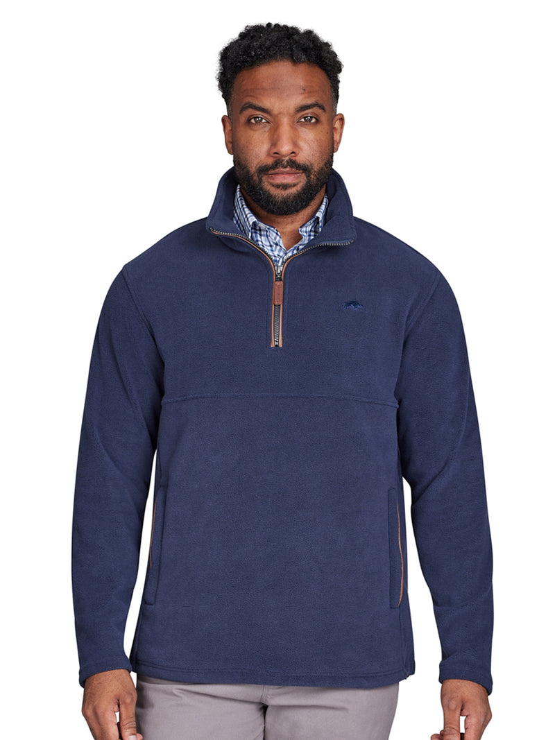 Fleece Quarter Zip - Navy