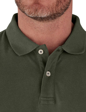 Classic Organic Polo - Army Green