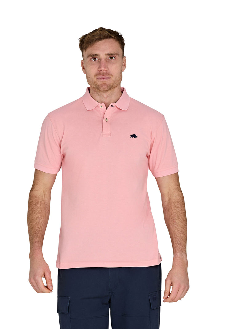 Classic Organic Polo - Light Pink