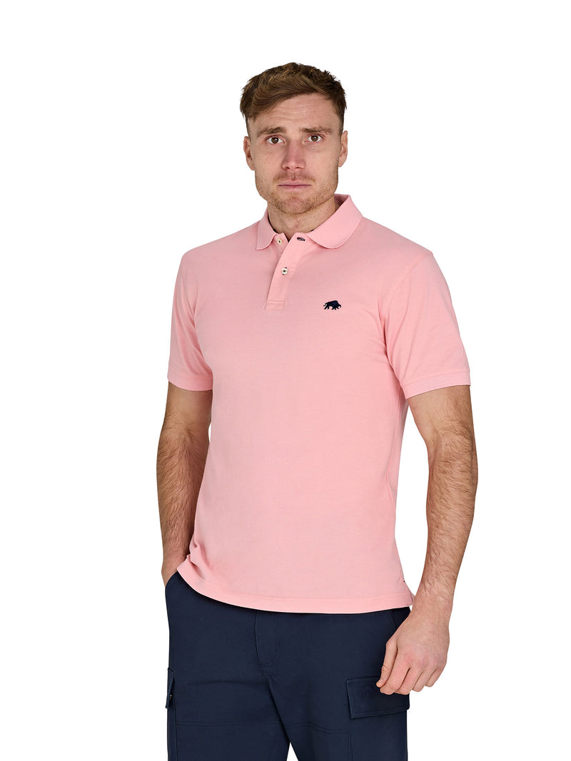 Classic Organic Polo - Light Pink