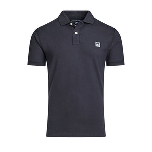 Patch Jersey Polo - Black