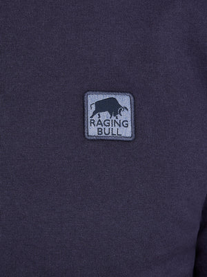 Long Sleeve Classic Jersey Patch Polo - Navy