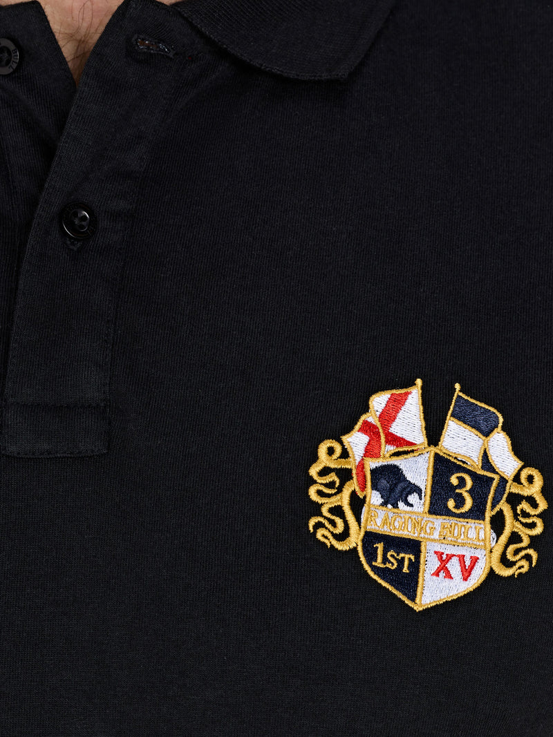 Classic Crest Polo - Black