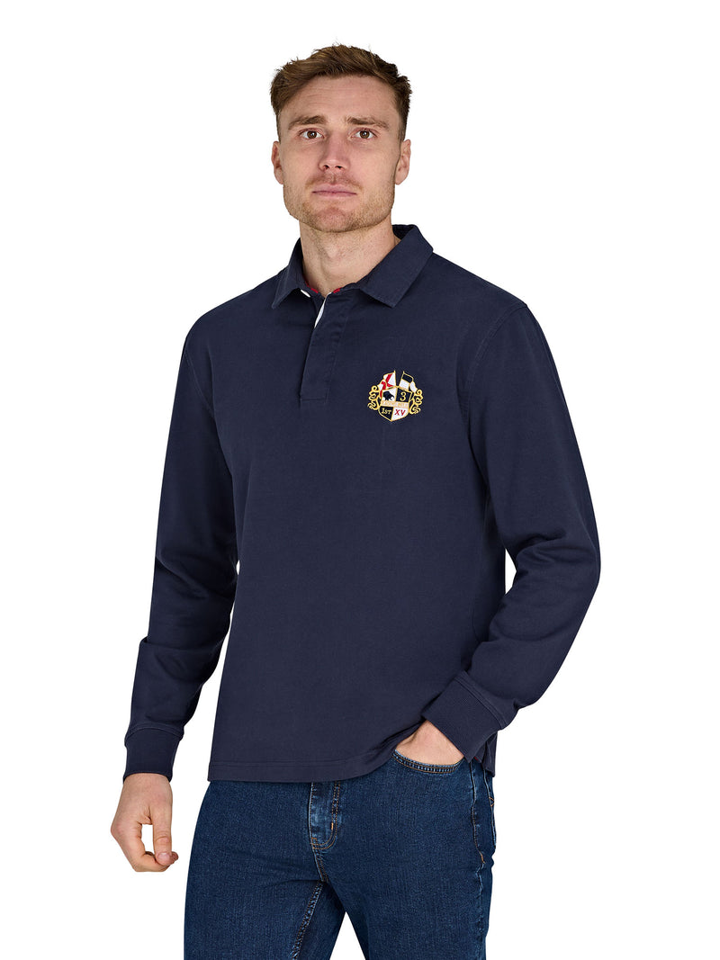 Classic Long Sleeve Rugby - Navy