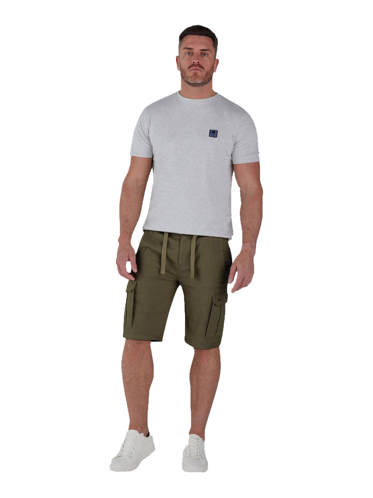 Mens olive green cargo on sale shorts