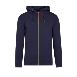 Classic Zip Through Hoodie - Navy