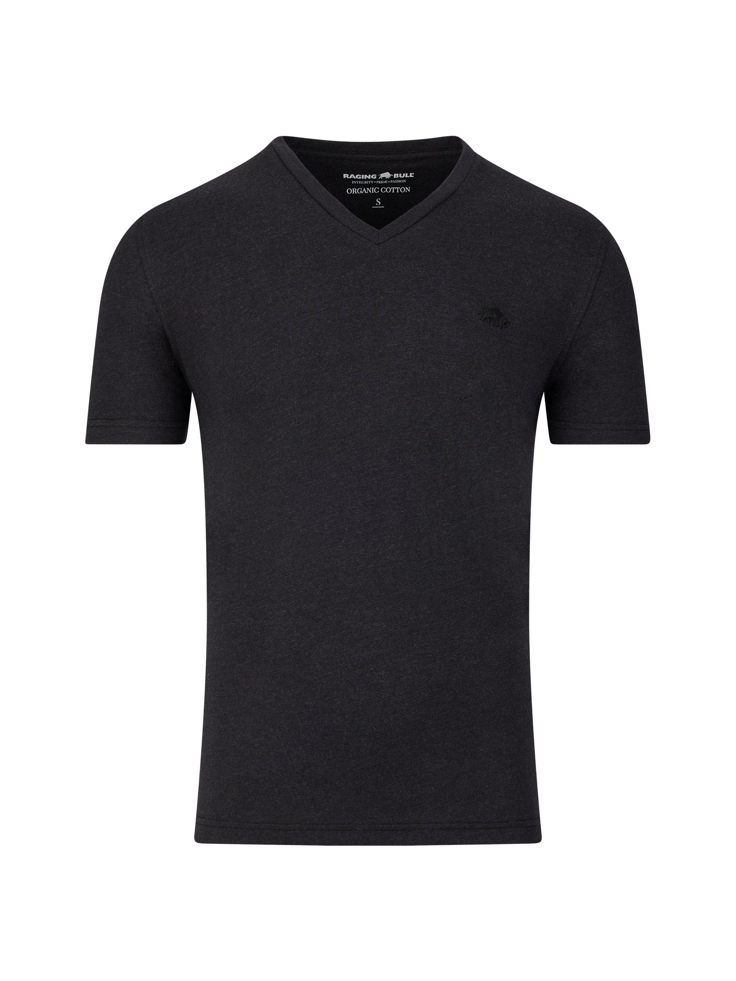 Plain black t shirt v neck best sale