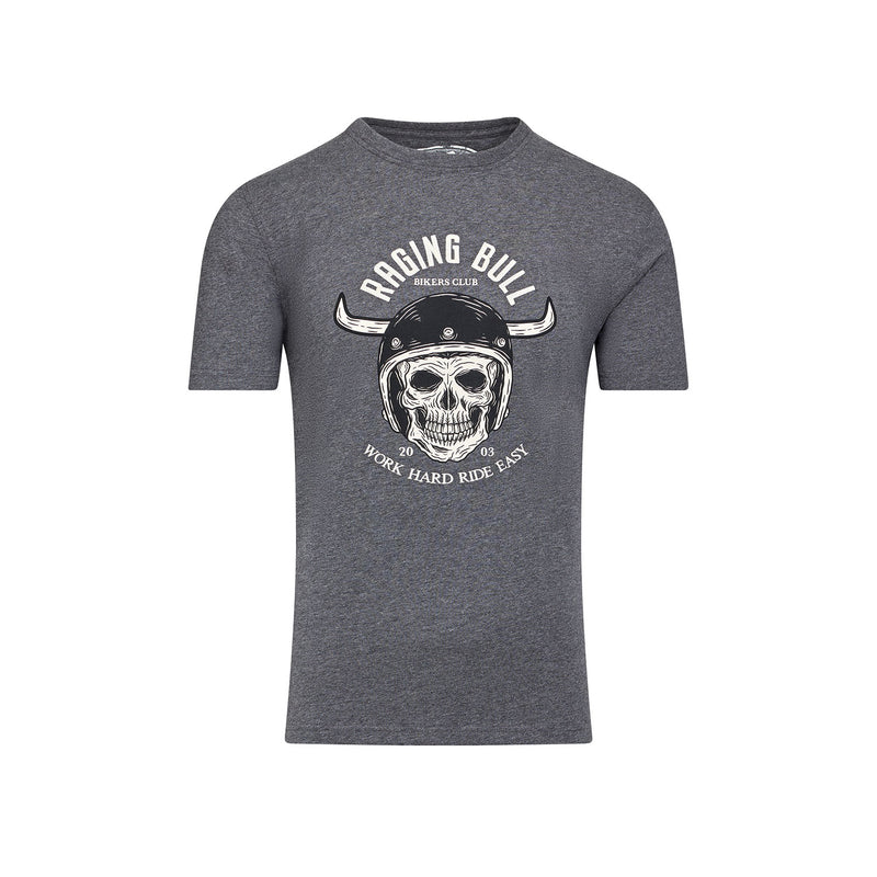 Work Hard Ride Easy T-Shirt - Charcoal