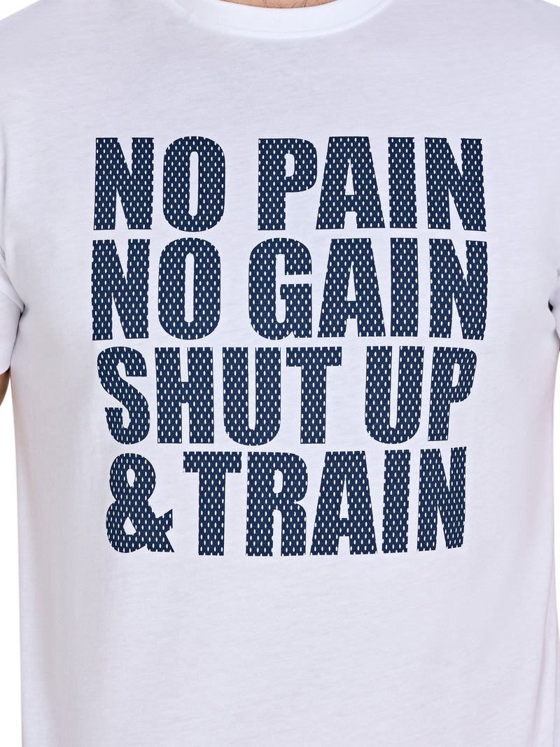 RB Sport No Pain Print T-Shirt - White