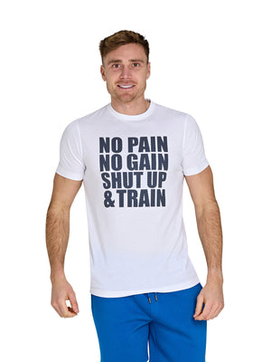 RB Sport No Pain Print T-Shirt - White