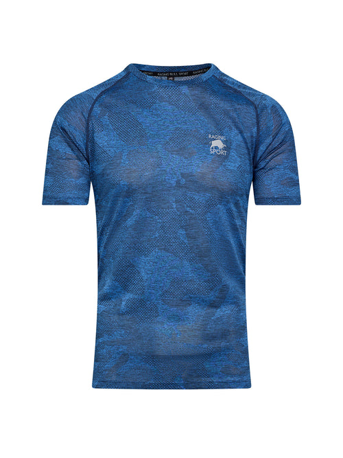 RB Sport Performance Jaquard Knit T-Shirt - Cobalt