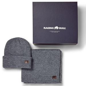 Hat & Scarf Gift Set - Dark Grey Marl