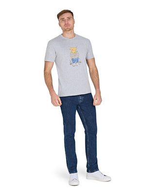 YFC Bully Boy Farmer T-Shirt - Grey Marl