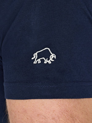 Massey Ferguson Bull Horns T-Shirt - Navy