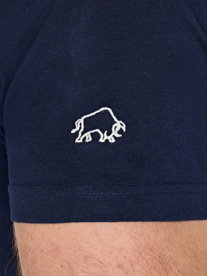 Massey Ferguson Bull Horns T-Shirt - Navy