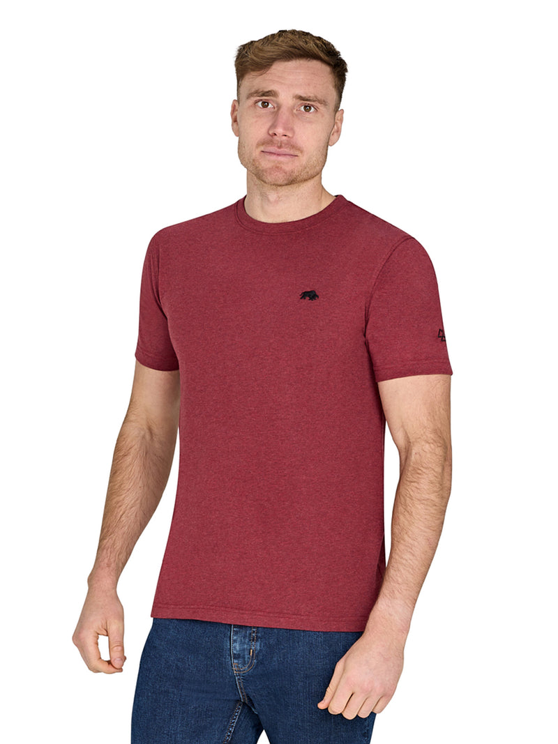 Massey Ferguson Field Back Print T-Shirt - Claret