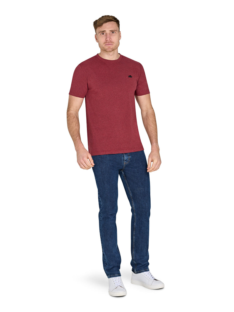 Massey Ferguson Field Back Print T-Shirt - Claret