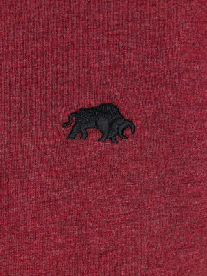 Massey Ferguson Field Back Print T-Shirt - Claret