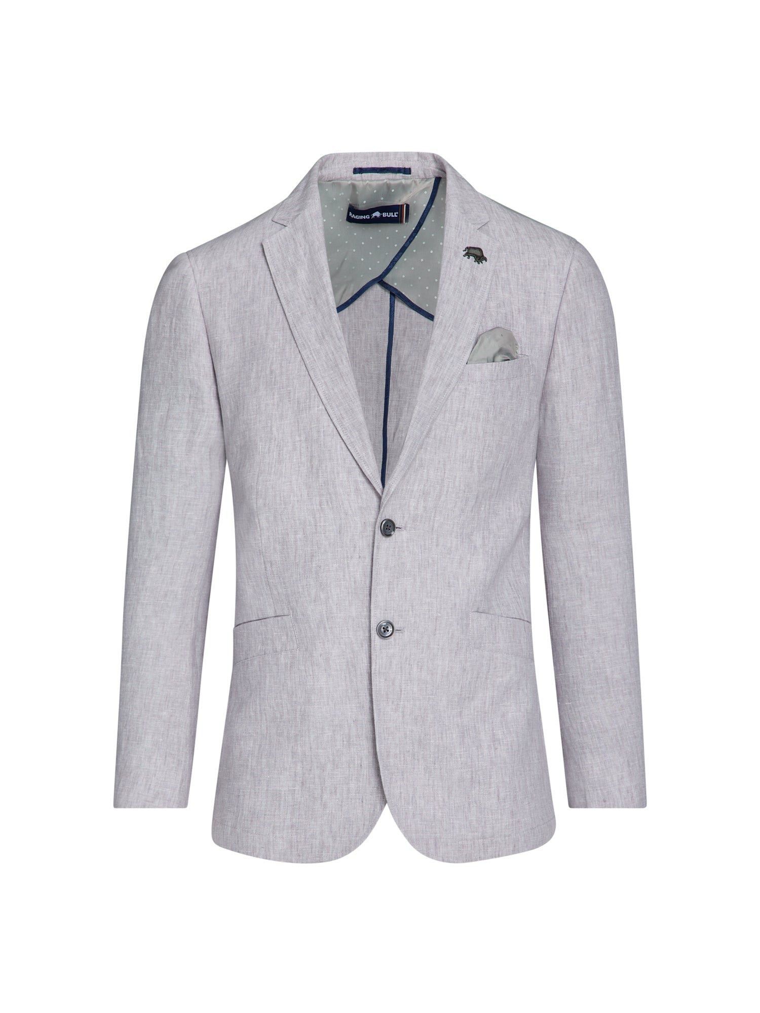 Light grey outlet linen jacket