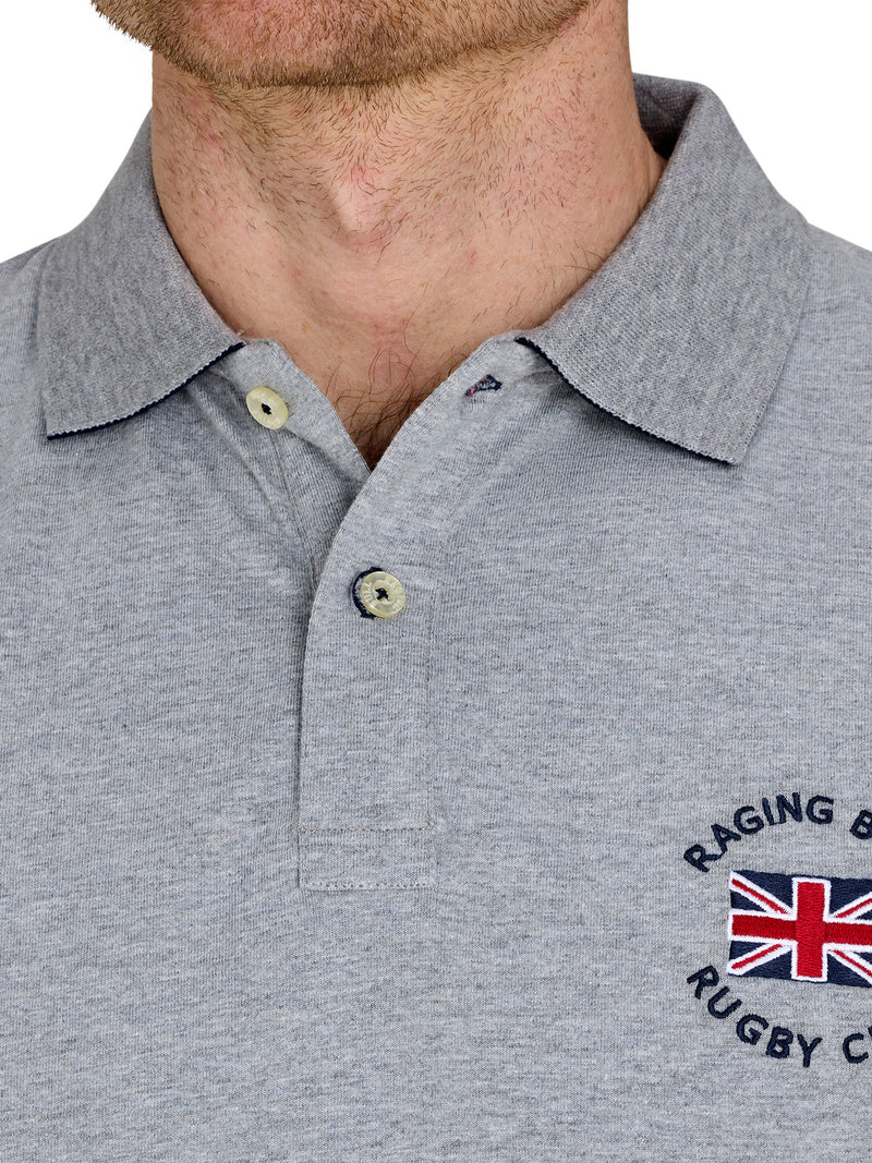 RB Rugby Club Jersey Polo - Grey Marl