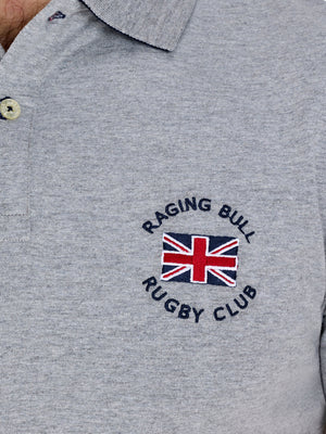 RB Rugby Club Jersey Polo - Grey Marl