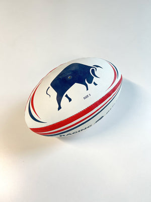 Raging Bull Rugby Ball Size 5 - White