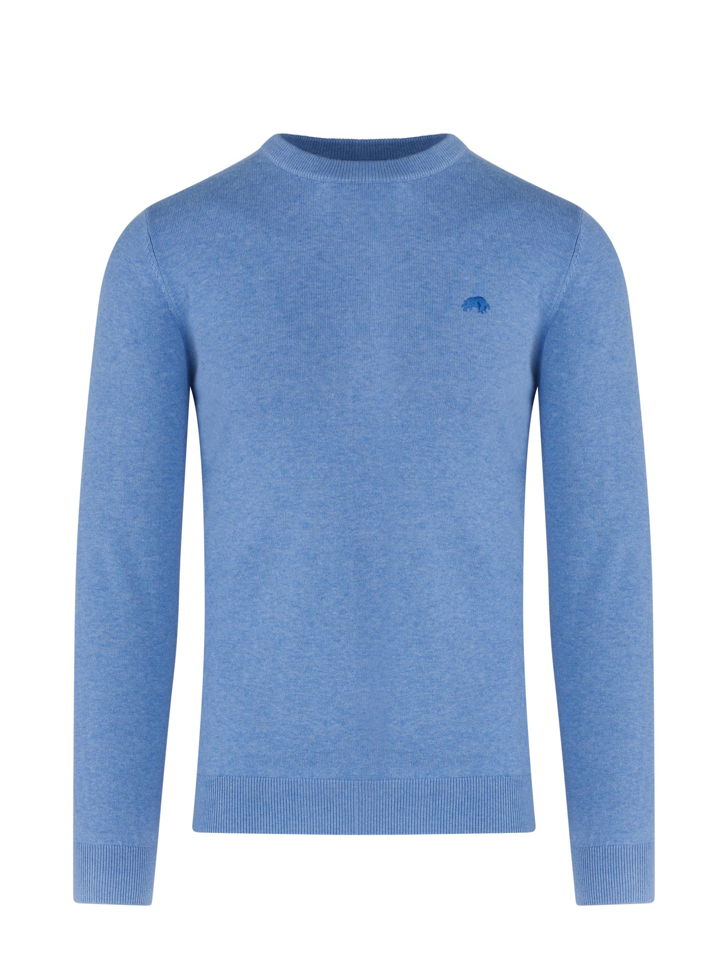 Lightweight Crew Neck Jumper - Sky Blue – Raging Bull Clothing