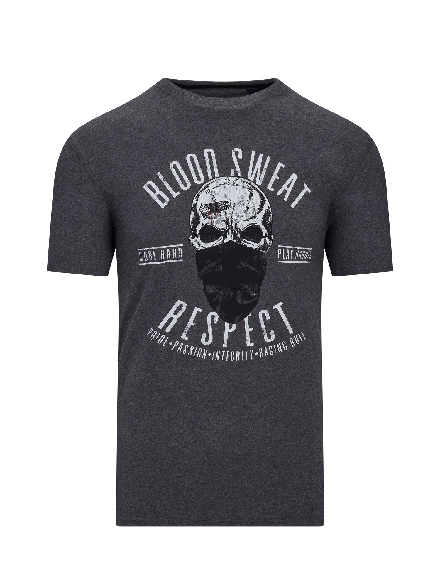 The rock blood sweat store respect t shirt